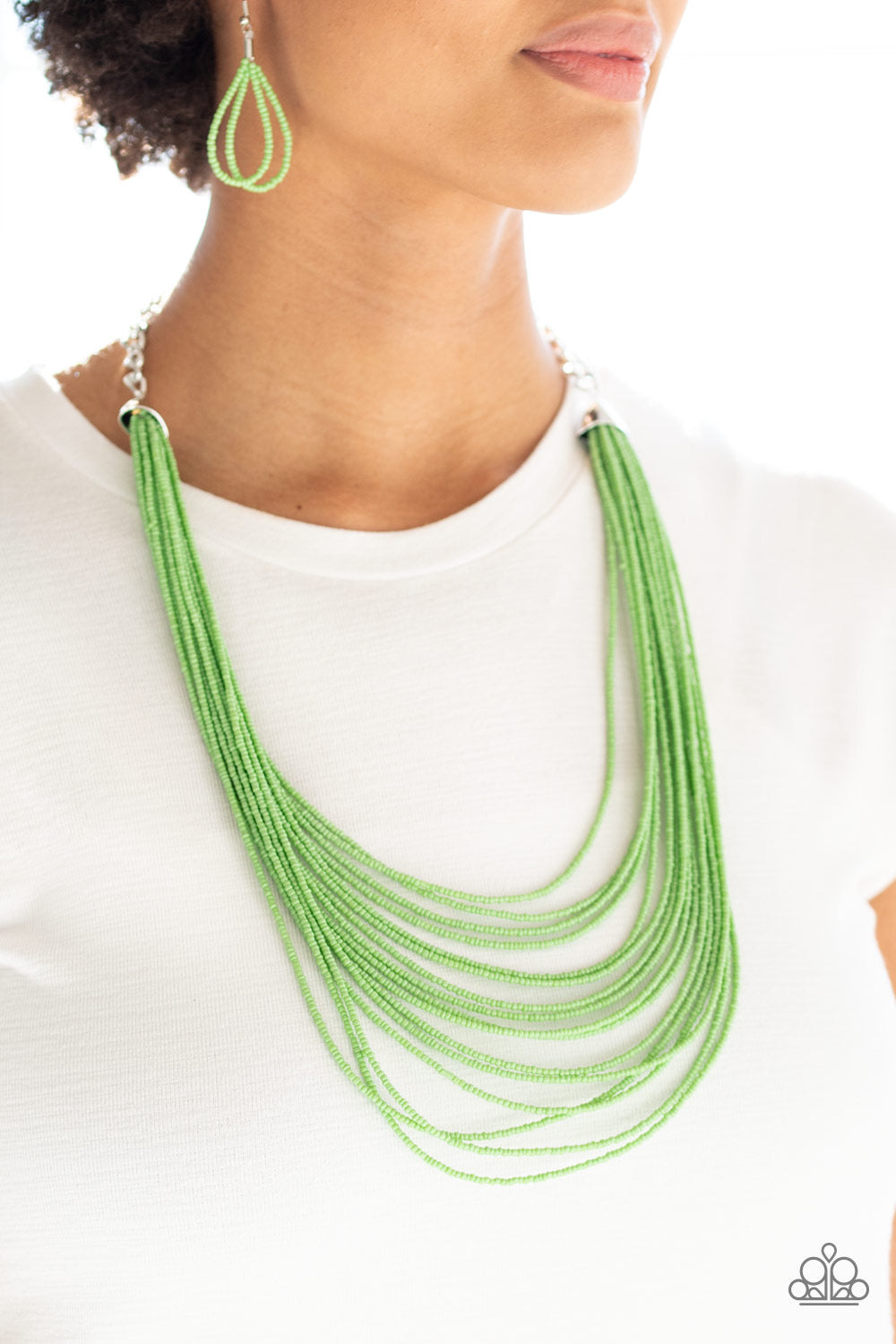 Peacefully Green - Necklace