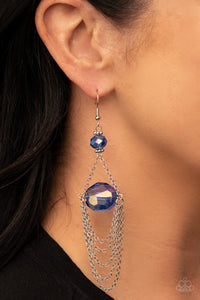 Ethereally Extravagant Blue Earrings