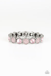 Take A Moment To Reflect - Pink Bracelet