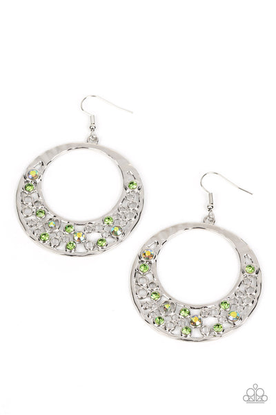 Enchanted Effervescence - Green Earrings