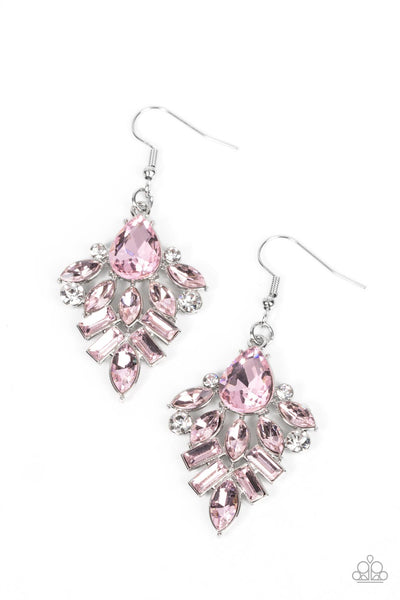 Stellar-escent Elegance - Pink  - Earring