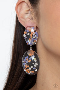 Flaky Fashion - Orange -Earring