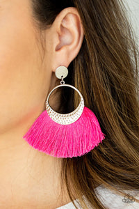 Spartan Spirit Pink Earrings