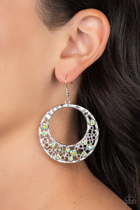 Enchanted Effervescence - Green Earrings