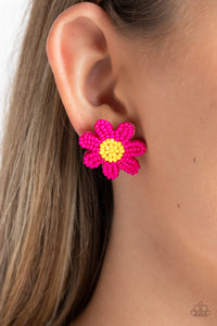 Sensational Seeds - Pink Earrings