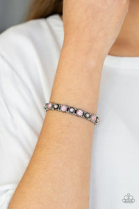 Heavy On The Sparkle - Pink Bracelet