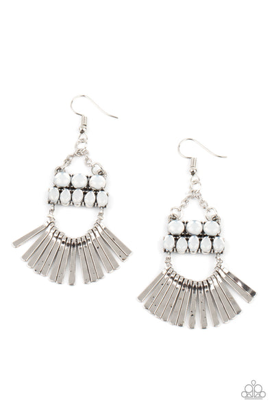 A FLARE For Fierceness - White - Earring