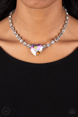 Heart in My Throat - Multi - Necklace