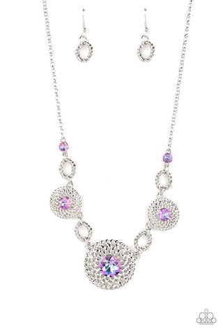 Cosmic Cosmos - Purple - Necklace