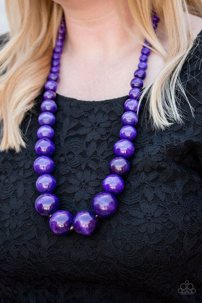 Effortlessly Everglades Purple Necklace