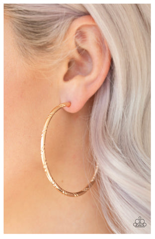 A Double Take - Gold - Earring