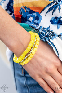 Vacay Vagabond - Yellow - Bracelet