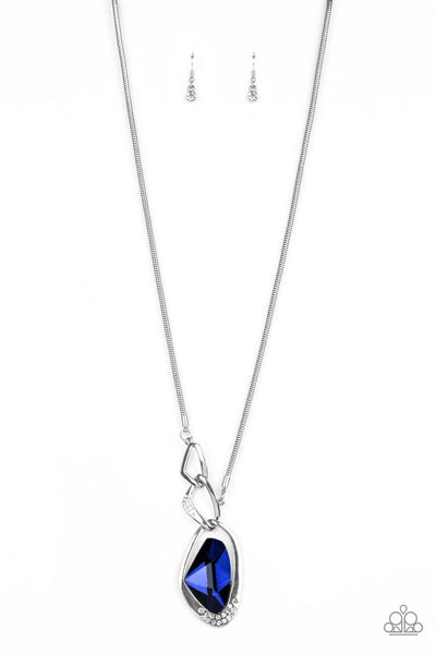 Optical Opulence - Blue - Necklace