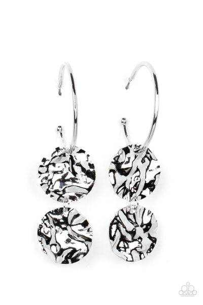 Sending Shock Waves - Silver Earrings