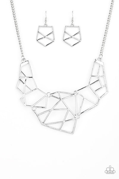 World Shattering - Silver Necklace