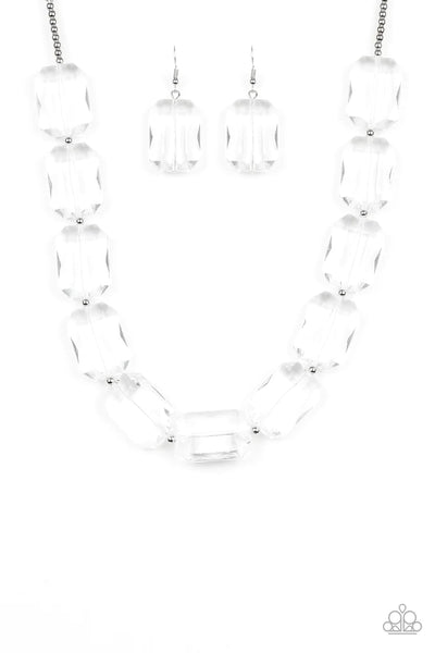 The Ice President - White - Necklace