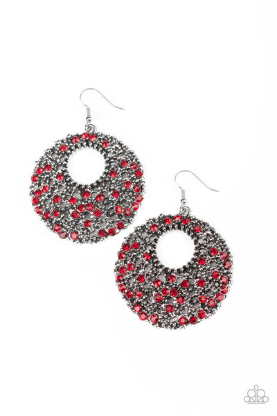 Starry Showcase - Red Earrings