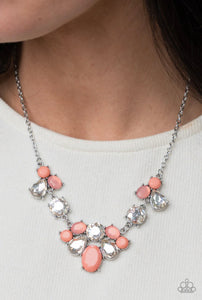 Ethereal Romance Orange Necklace