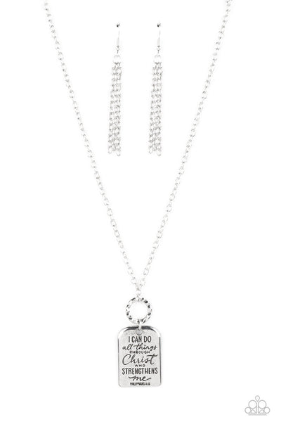 Persevering Philippians - Silver - Necklace