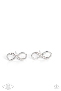 Never-Ending Elegance - White - Earrings