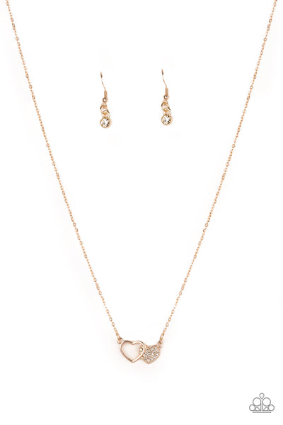 Charming Couple - Rose Gold Necklace