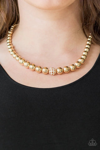 High Stakes Fame - Gold - Necklace