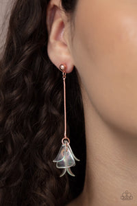 Keep Them In Suspense - Copper Earrings