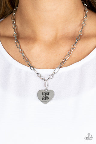 Perennial Proverbs - Silver - Necklace