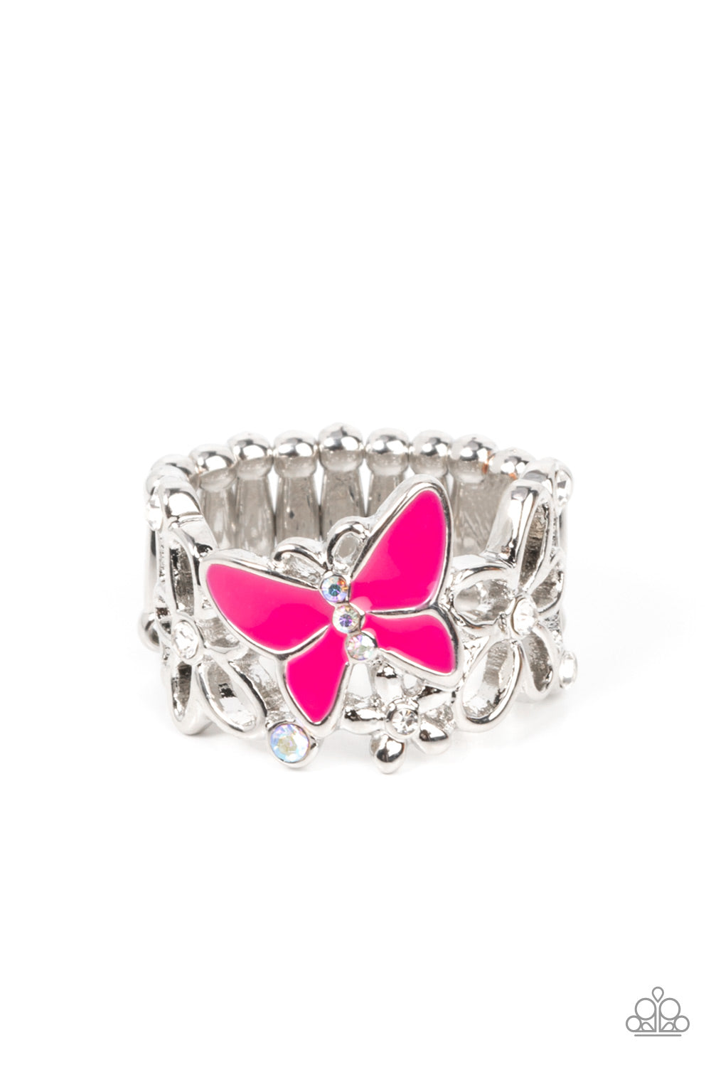 All FLUTTERED Up - Pink - Ring