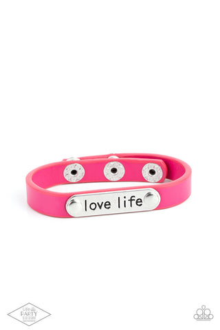 Love Life - Pink - Bracelet